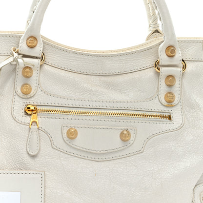 Balenciaga Agneau Giant 12 Gold Hardware City Blanc Creme Light Craie 8 of 10