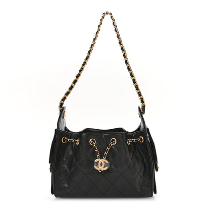 Chanel Caviar Quilted Mini Chanel 25 Handbag Black 1 of 10