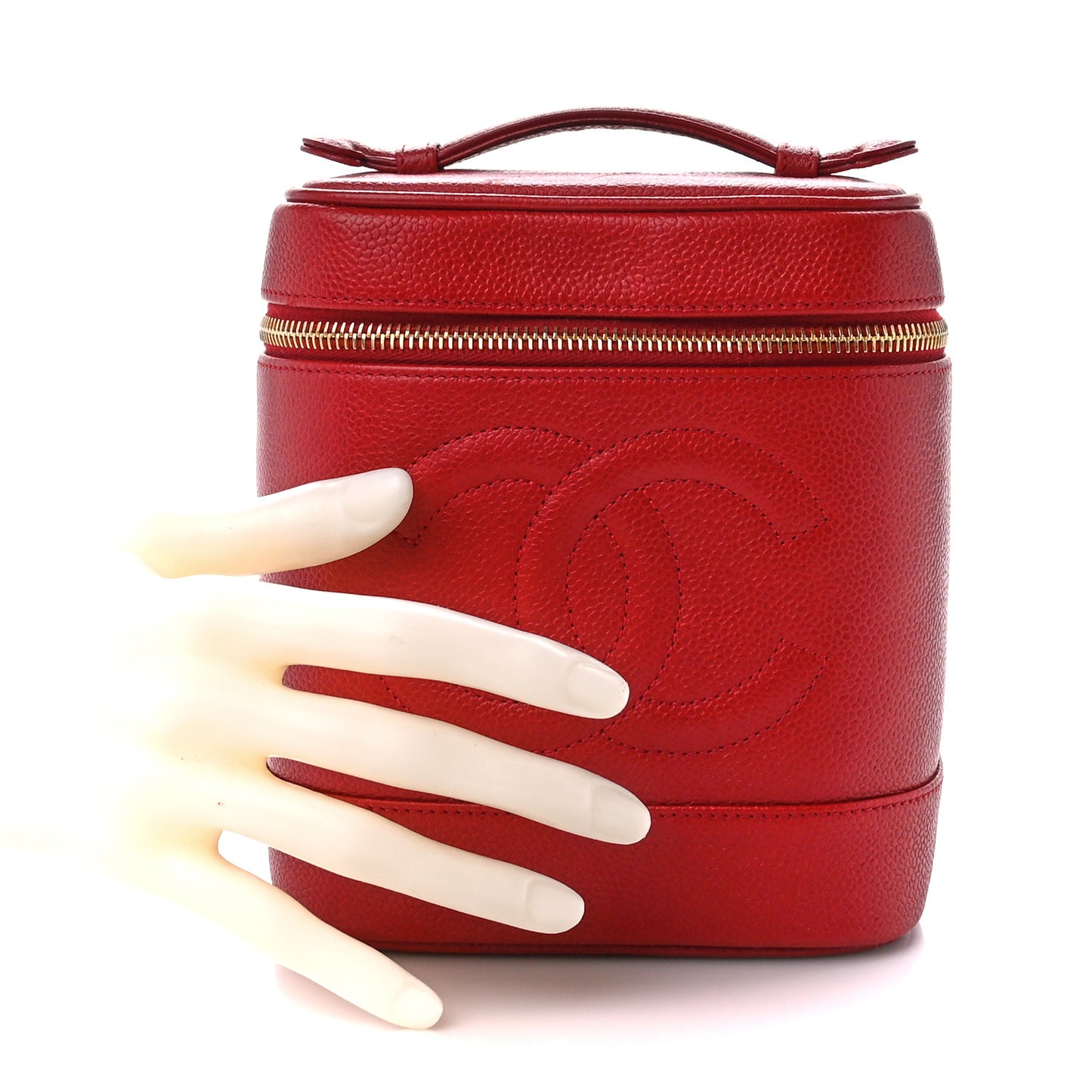 Caviar Vanity Cosmetic Case Red