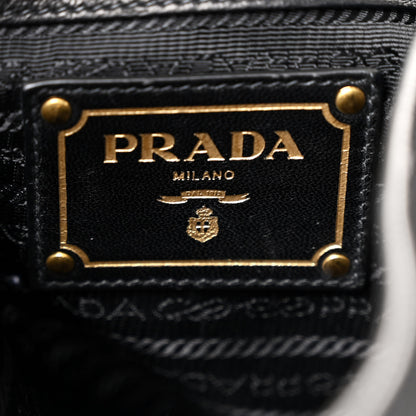 Prada Cervo Antik Hobo Black 6 of 11