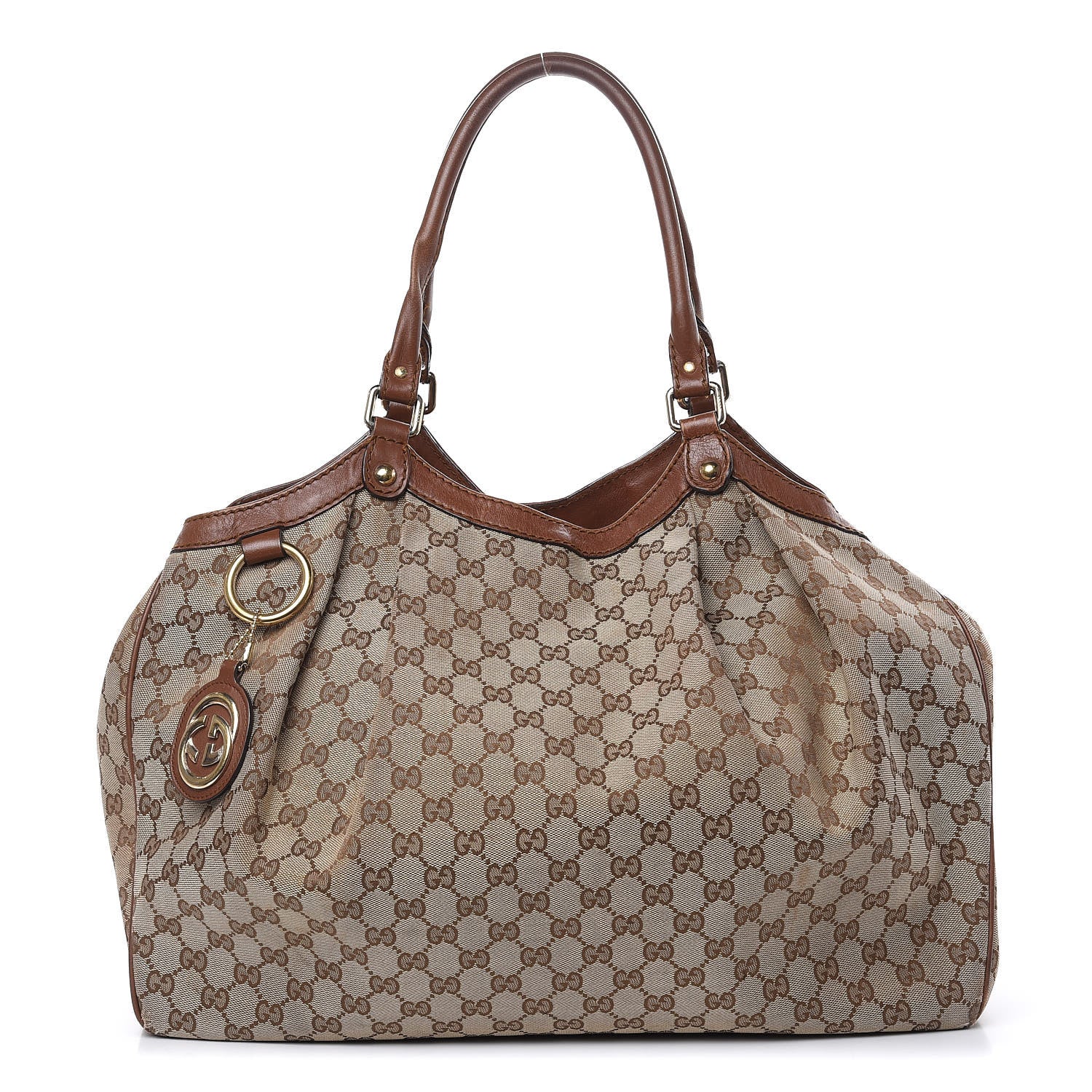 Gucci Monogram Large Sukey Tote Brown 1 of 24