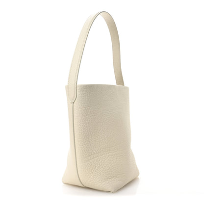The Row Grained Calfskin Small N/S Park Tote Ivory 3 of 9