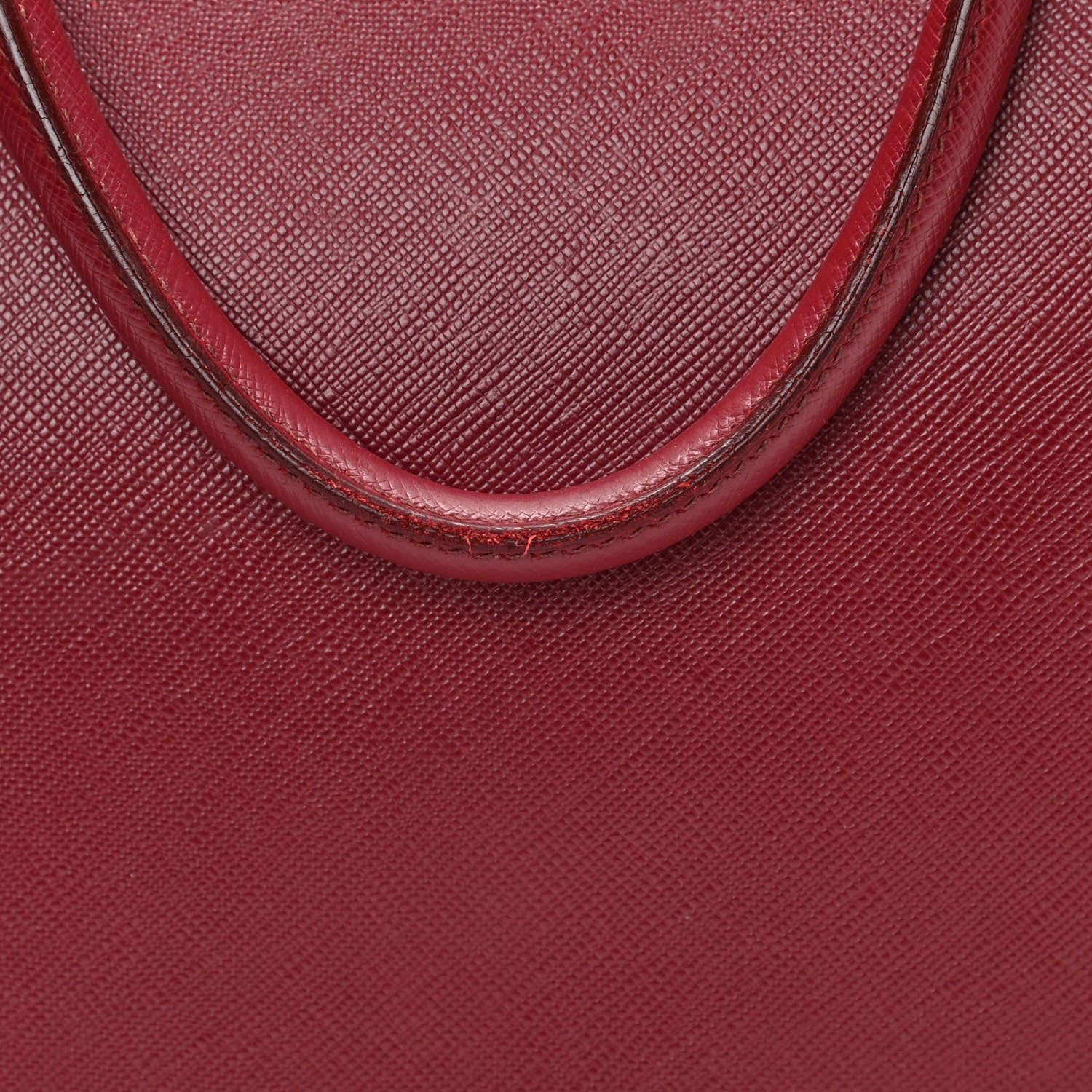 Prada Saffiano Lux Large Tote Cherry 20 of 24
