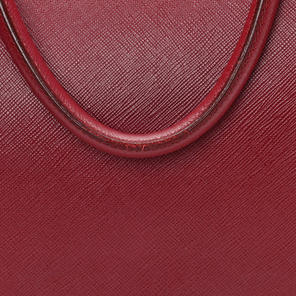 Prada Saffiano Lux Large Tote Cherry 20 of 24