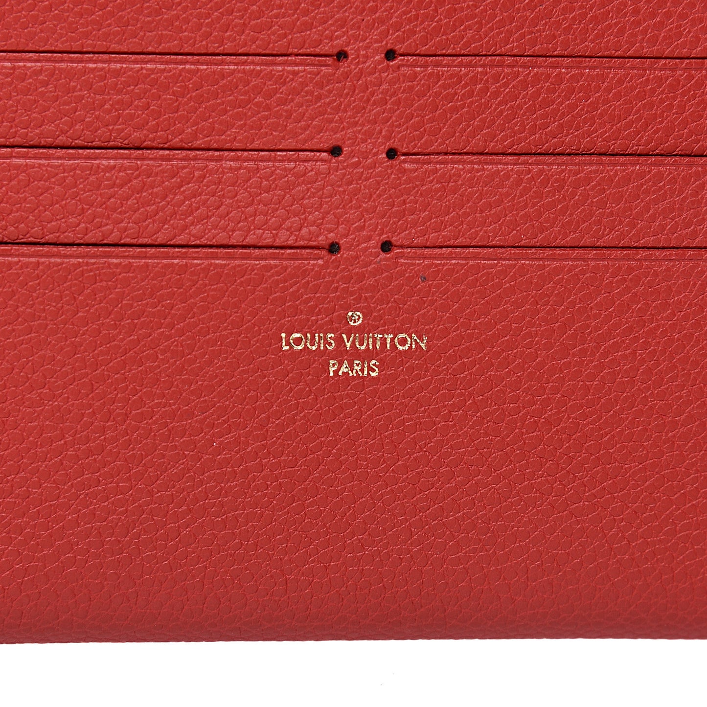 Calfskin Felicie Card Holder Insert Cherry