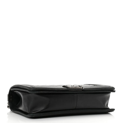 Chanel Lambskin Quilted New Medium Boy Flap Black 4 of 10