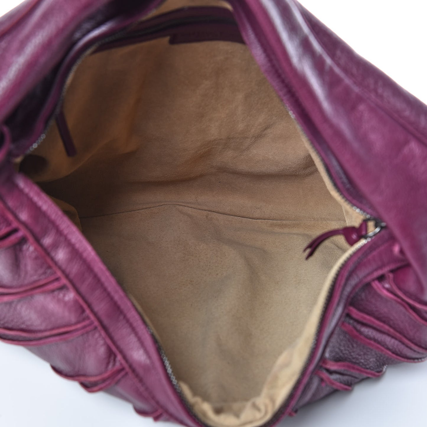 Cervo Patchwork Hobo Aubergine