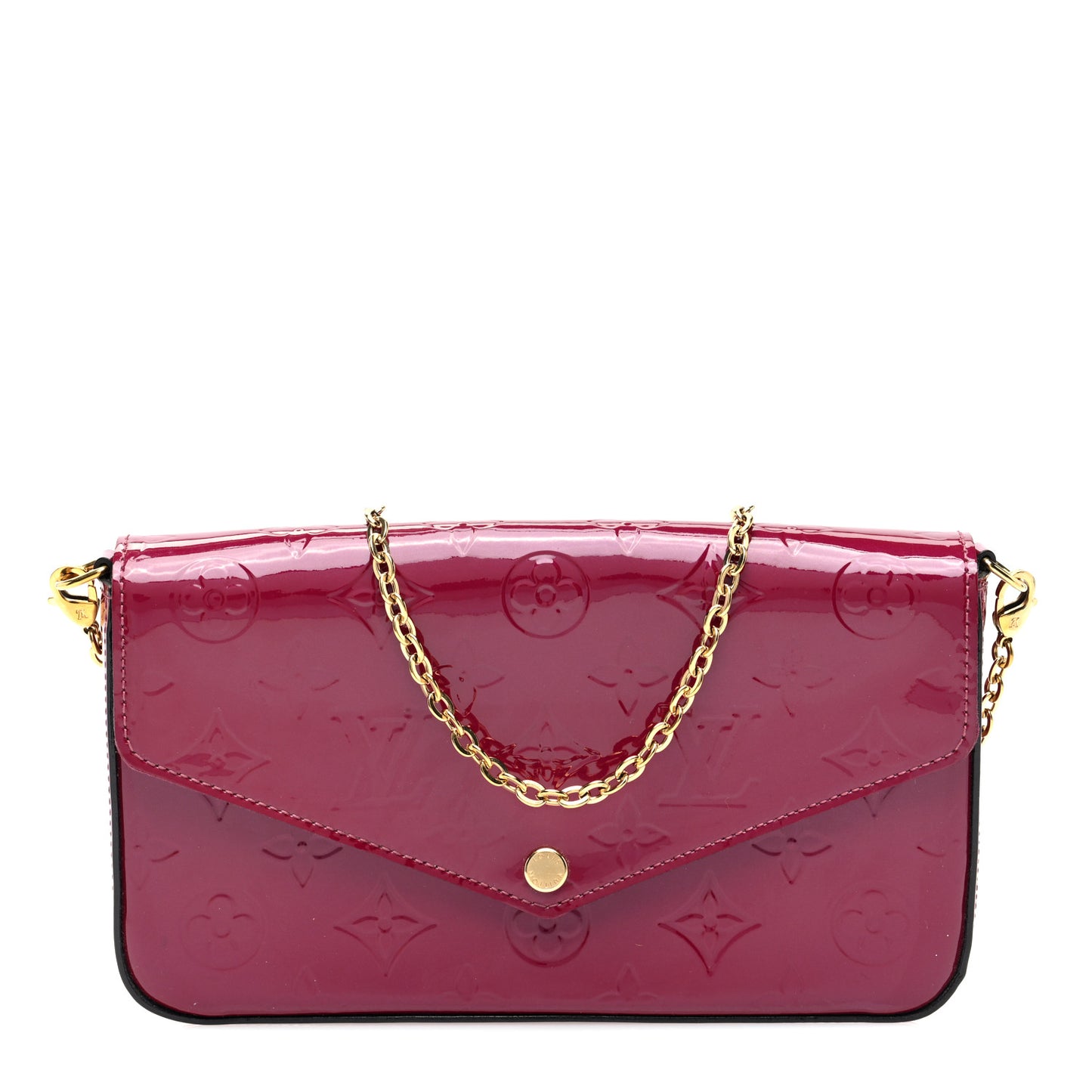 Vernis Felicie Chain Wallet Magenta
