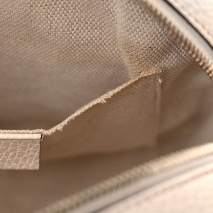 Gucci Dollar Calfskin Small Soho Disco Bag Blue Hibiscus Red Mystic White 13 of 18