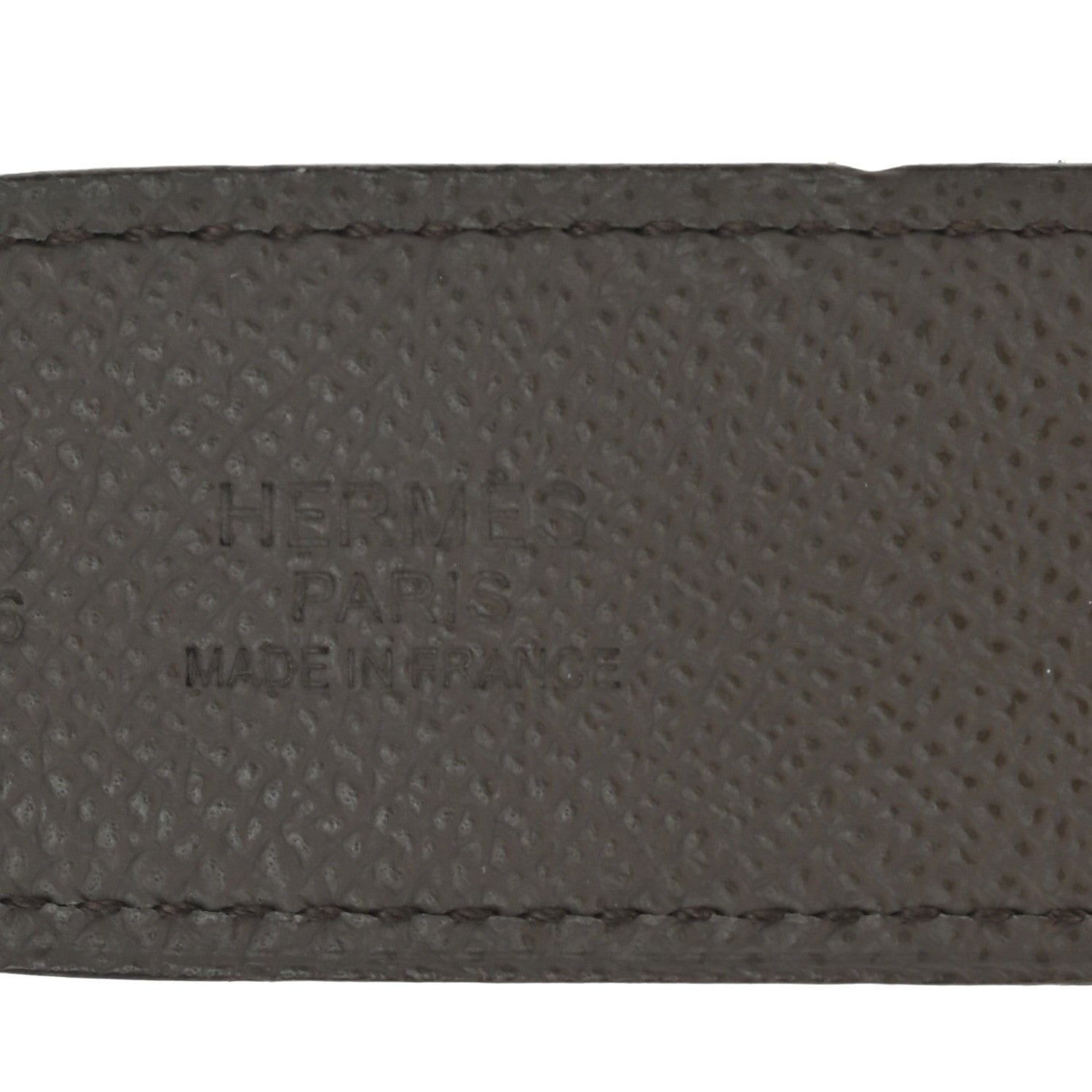 Hermes Epsom Swift 32mm H Belt 90 Bambou Etain 3 of 7