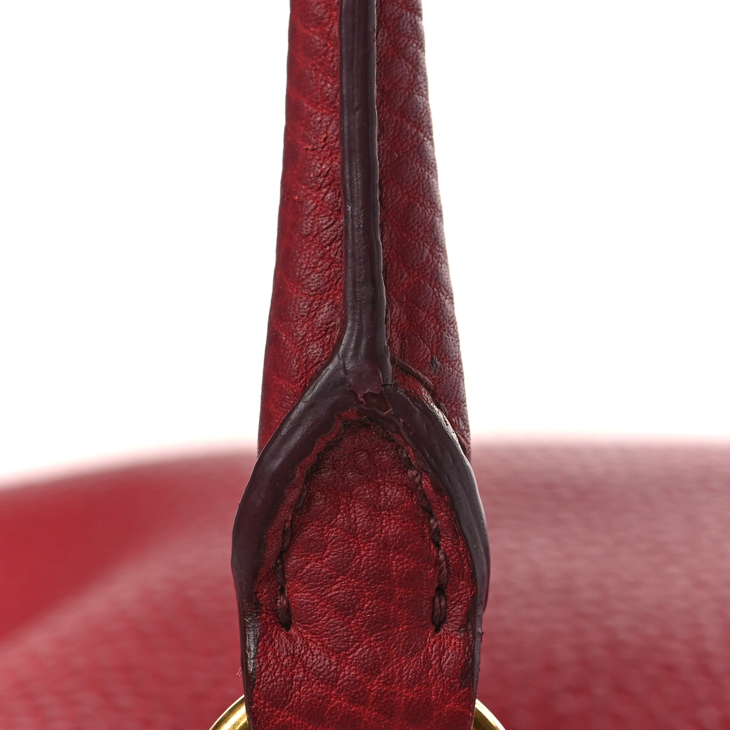 Prada Vitello Daino Tote Rosso 13 of 15