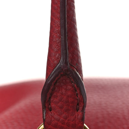 Prada Vitello Daino Tote Rosso 13 of 15