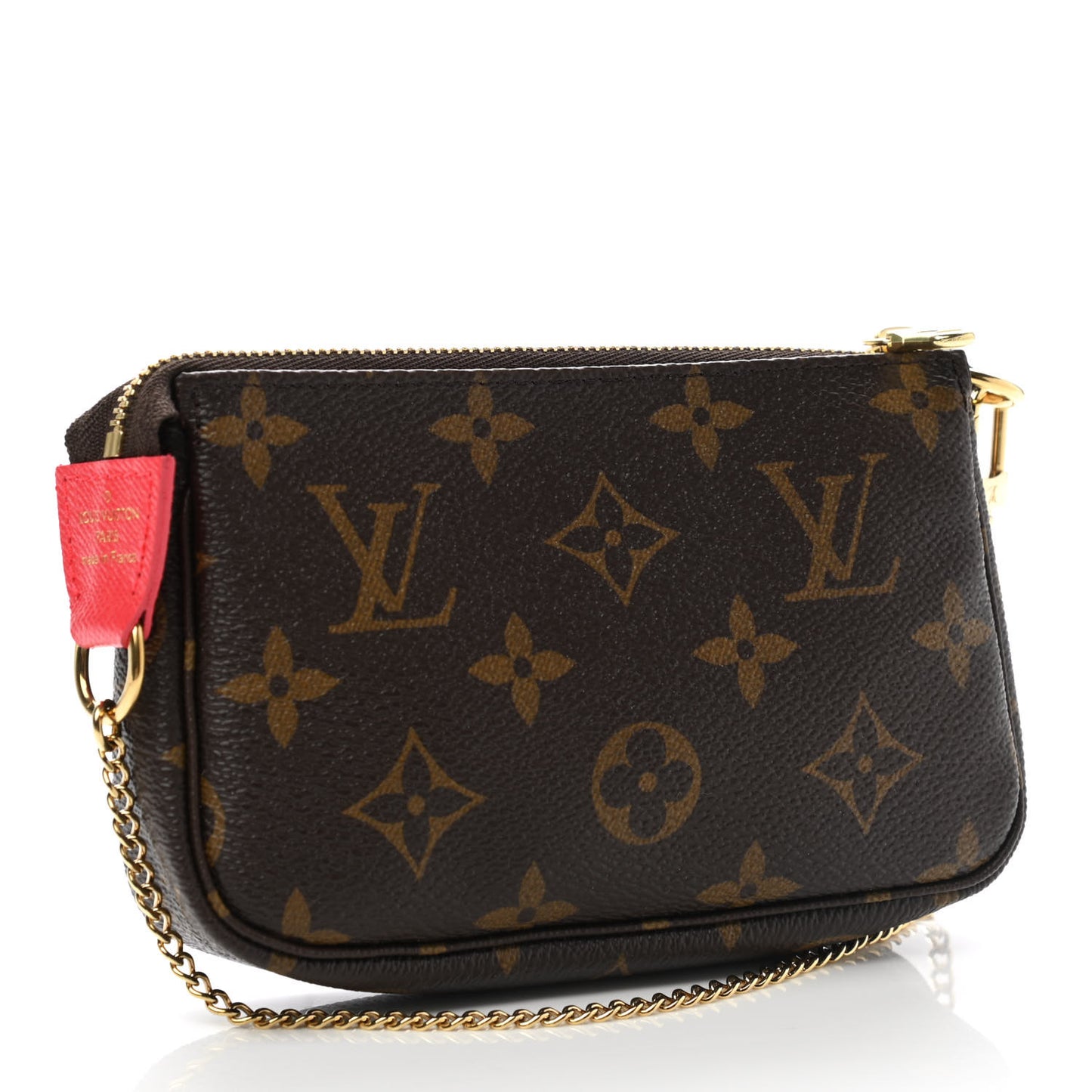 Monogram 2021 Christmas Animation London Mini Pochette Accessories Red