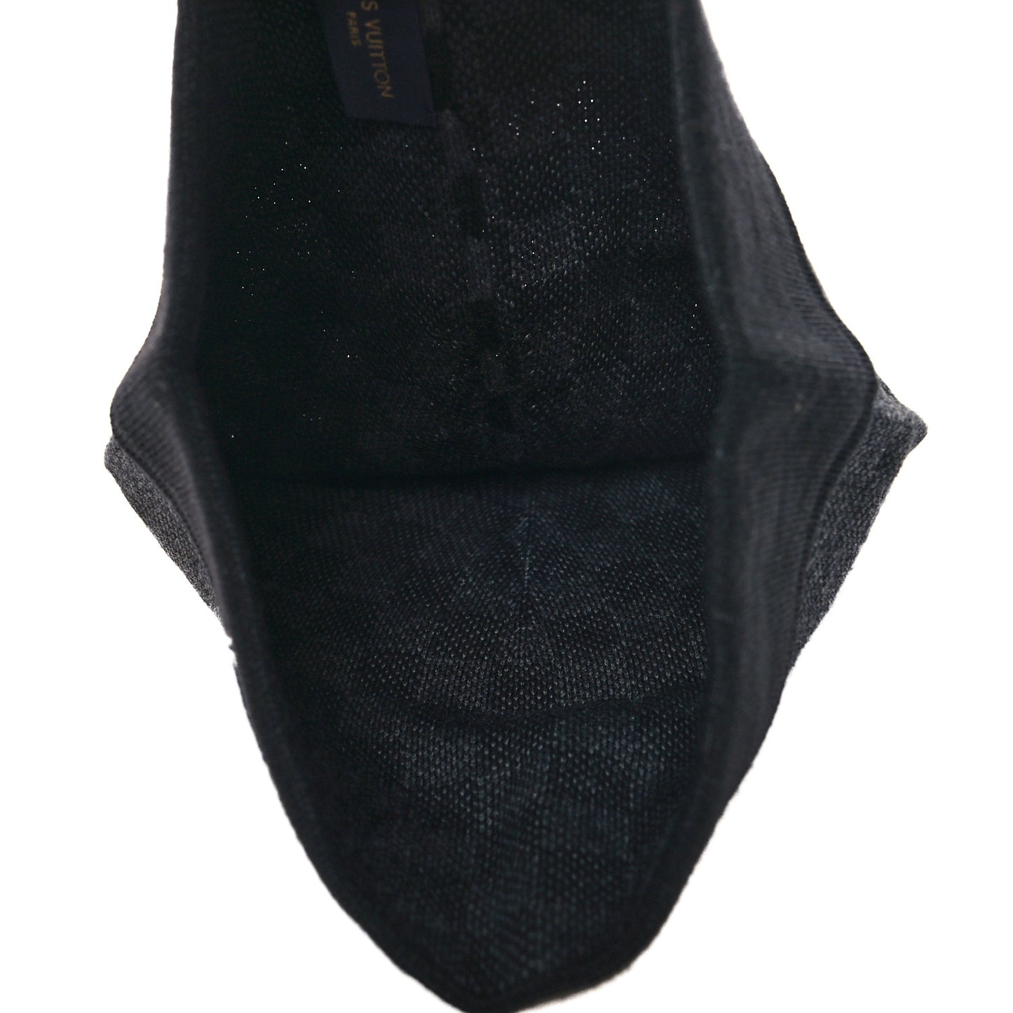 Wool Bonnet Petit Damier Graphite Beanie Hat