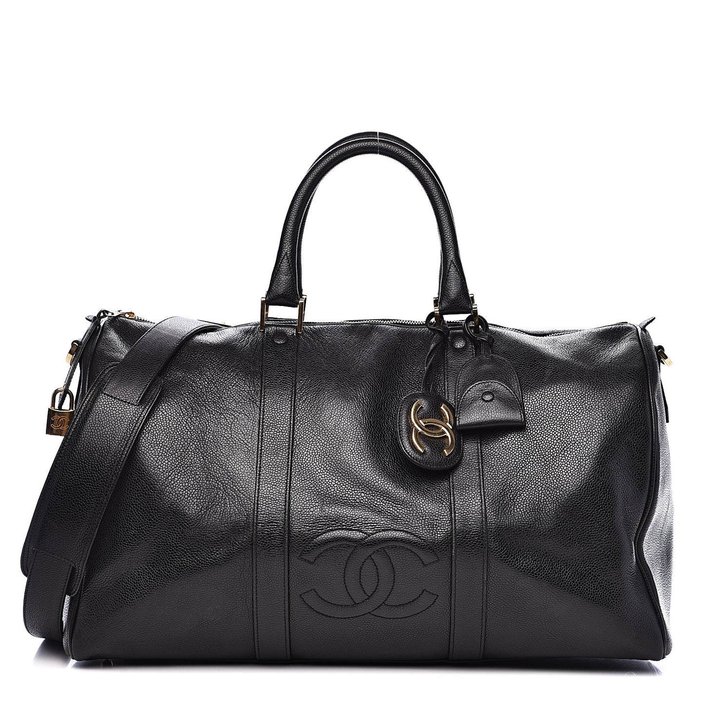 Caviar Timeless CC Duffel Bag Black
