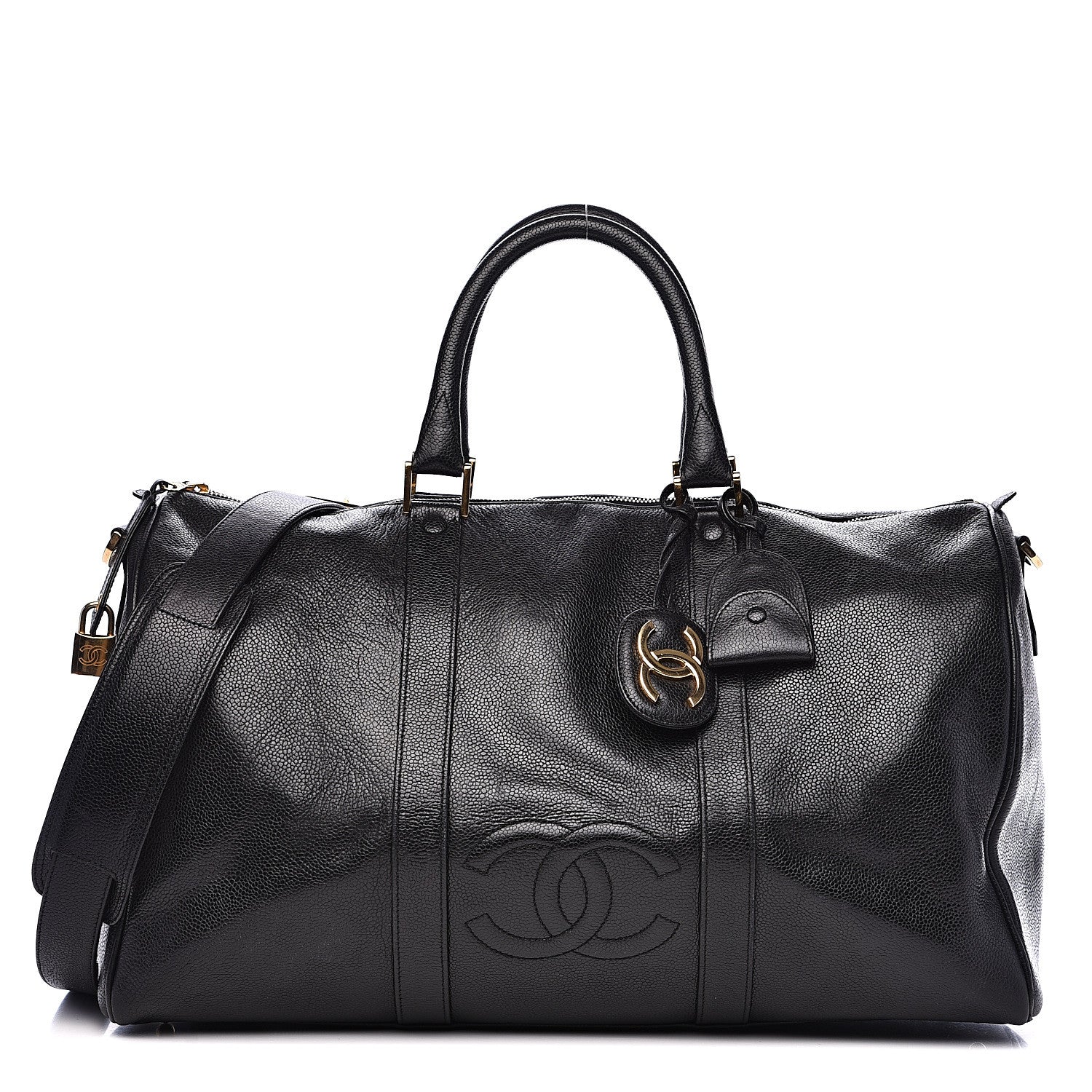 Chanel Caviar Timeless CC Duffel Bag Black 1 of 16