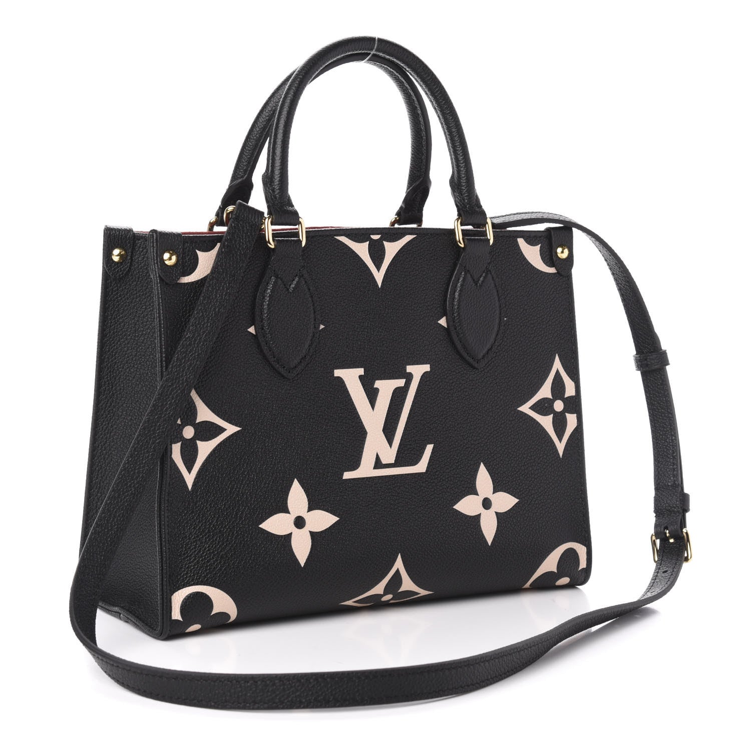Louis Vuitton Empreinte Monogram Giant Onthego PM Black Beige 3 of 11