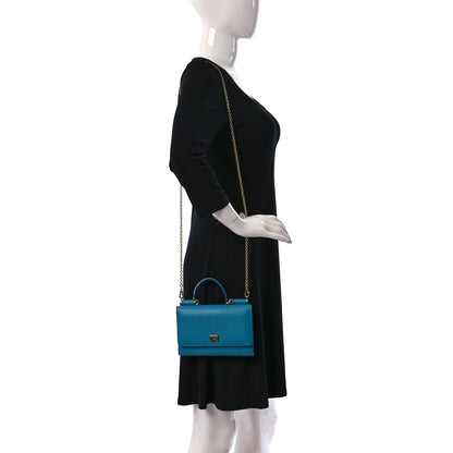 Dolce & Gabbana Dauphine Mini Von Bag Blue 2 of 15
