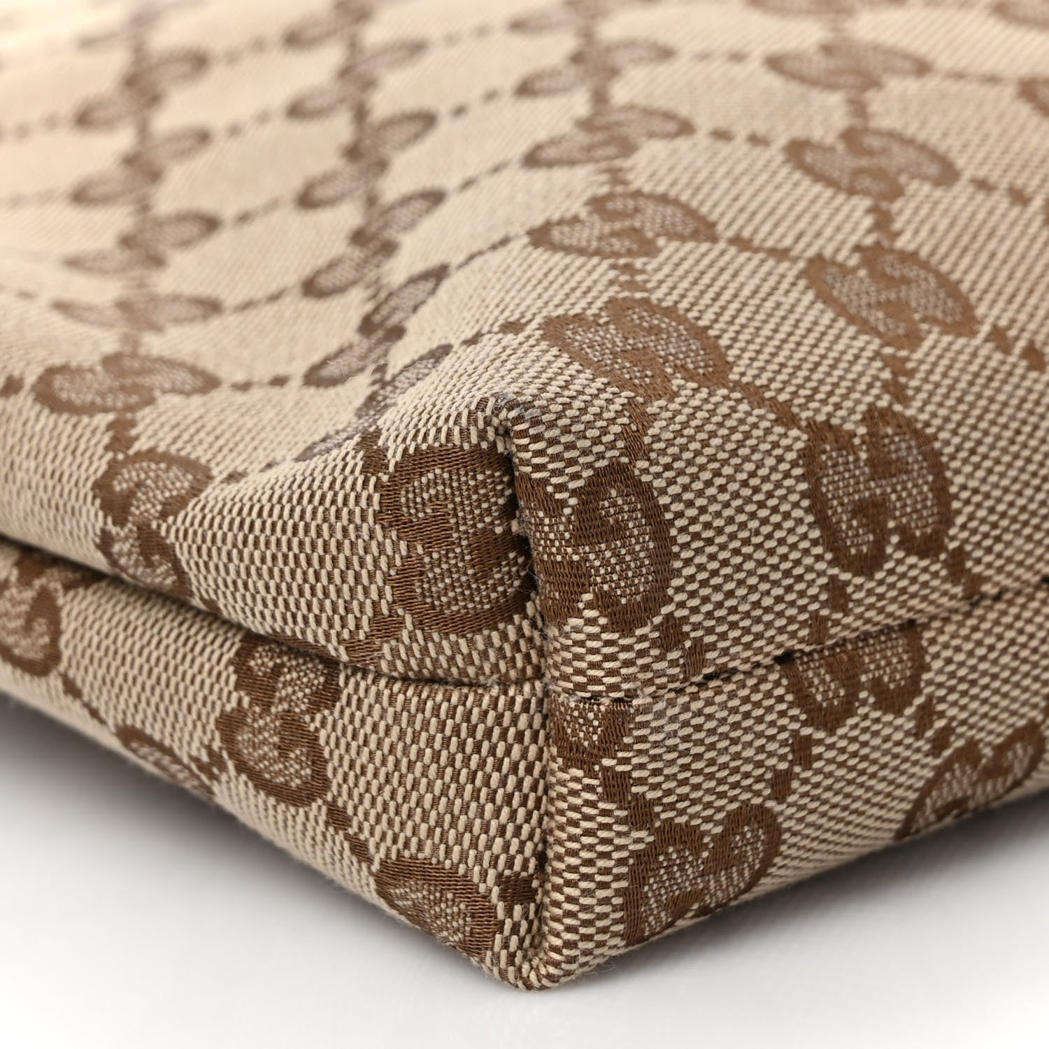 Gucci GG Monogram Web Flat Messenger Bag Black 8 of 9