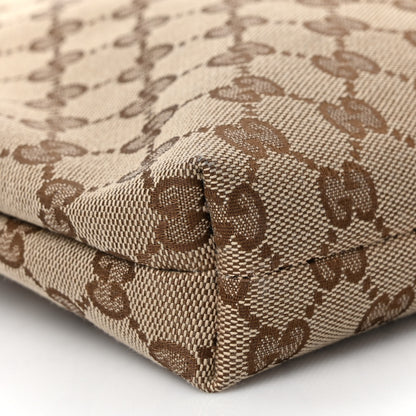 Gucci GG Monogram Web Flat Messenger Bag Black 8 of 9