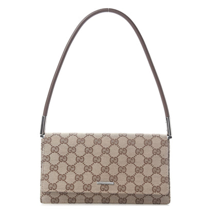 Gucci Monogram Pochette Flap Brown 1 of 8