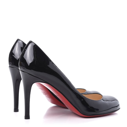 Christian Louboutin Patent Simple 85 Pumps 38 Black 4 of 8