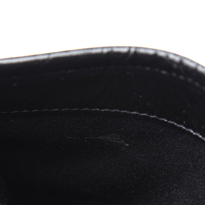 Saint Laurent Crinkled Calfskin Matelasse Monogram Niki Chain Wallet Black 14 of 33