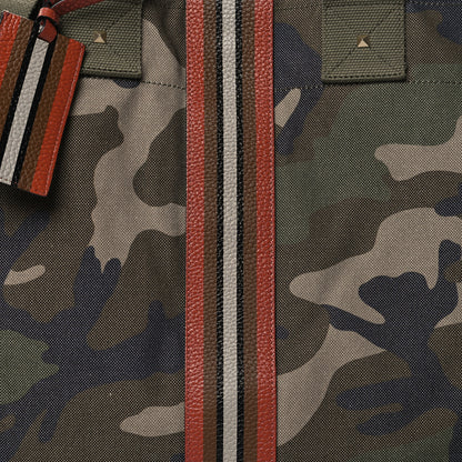 Valentino Garavani Canvas Calfskin Camouflage Tote Multicolor 7 of 10
