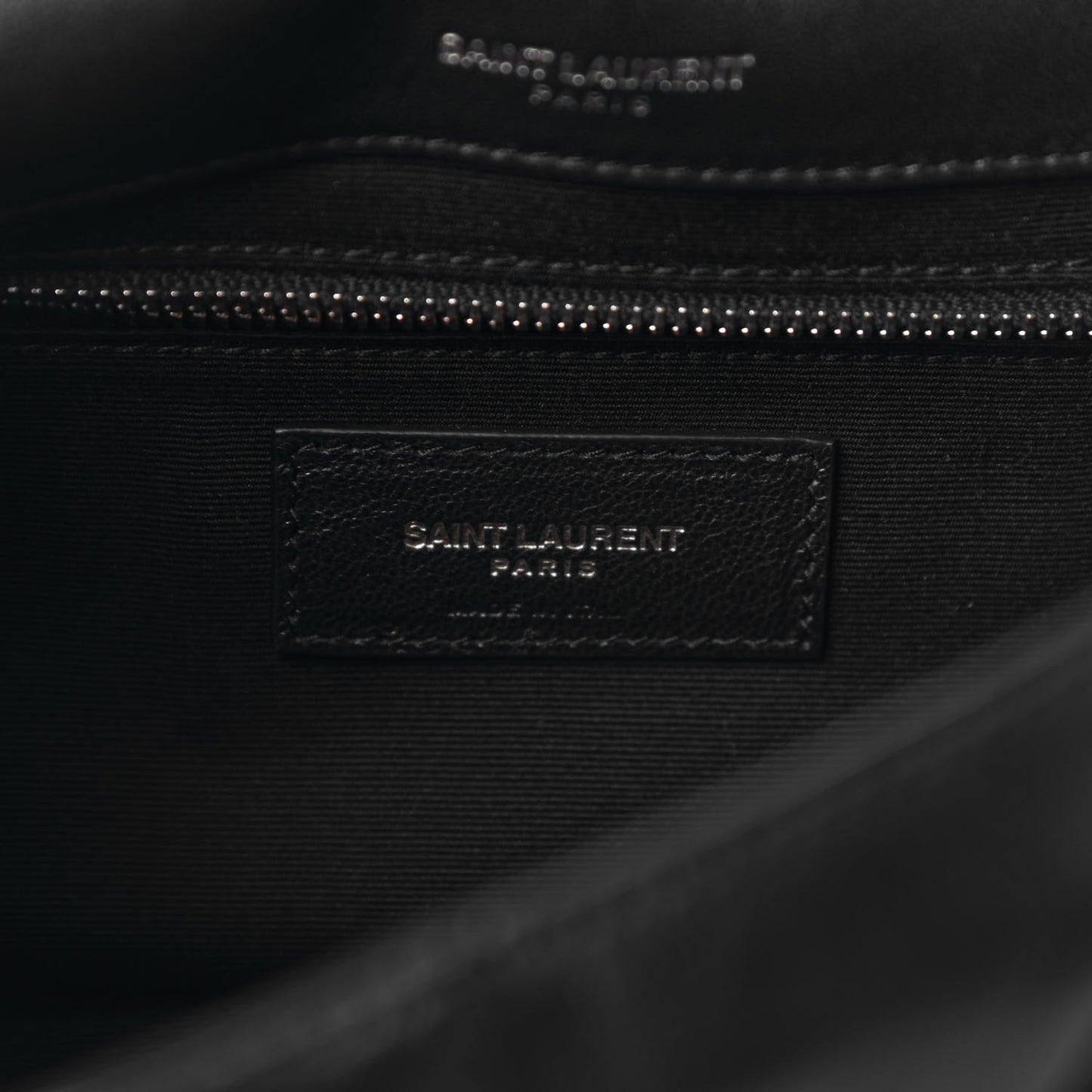 Lambskin Suede Patchwork Monogram Medium Jamie Black