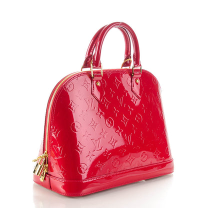 Louis Vuitton Vernis Alma PM Pomme D'Amour 3 of 8