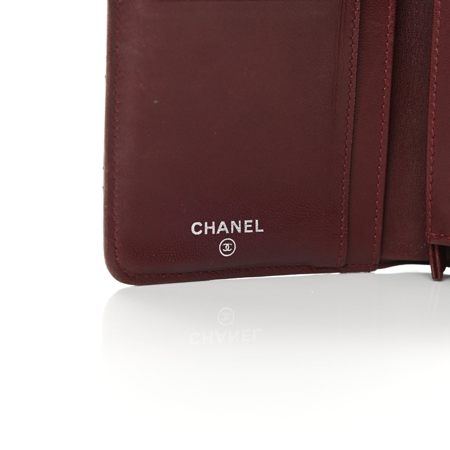 Chanel Lambskin Quilted Yen Wallet Black 6 of 13