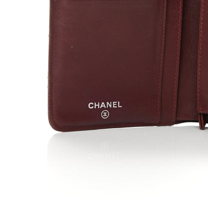 Chanel Lambskin Quilted Yen Wallet Black 6 of 13