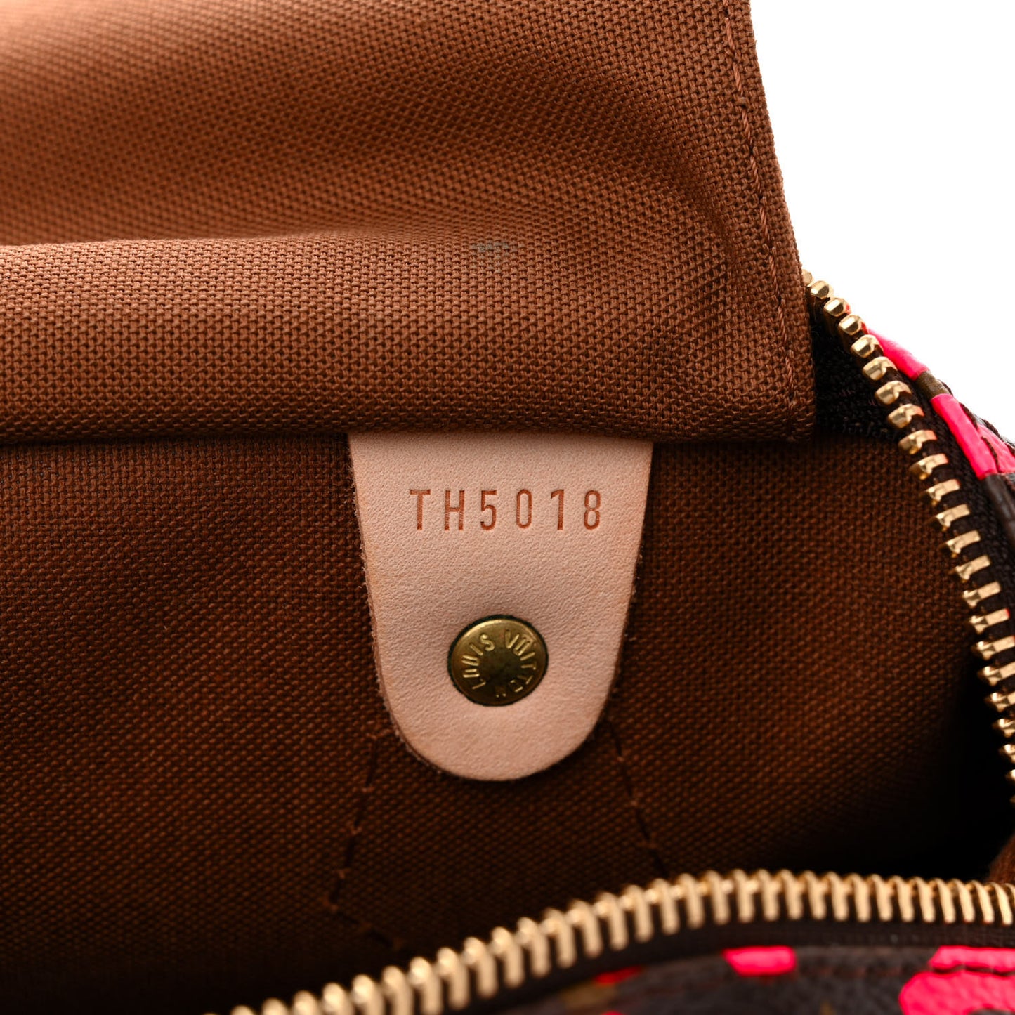 Monogram Graffiti Speedy 30 Fuchsia