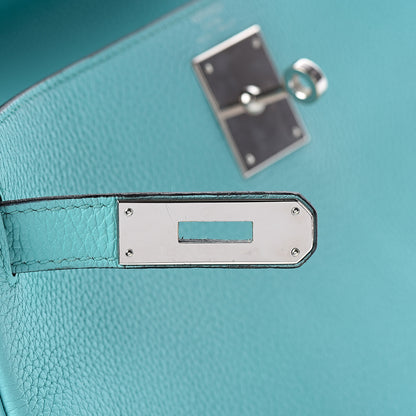 Hermes Togo Kelly Retourne 28 Bleu Atoll 25 of 39
