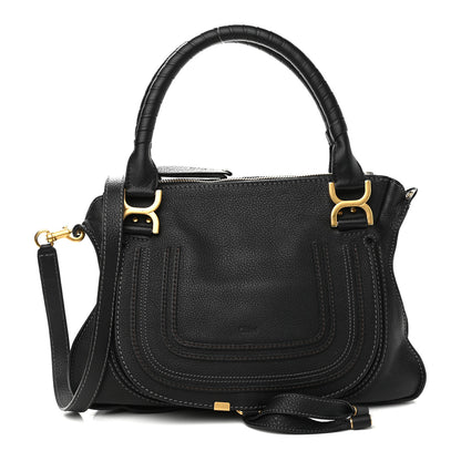 Chloe Calfskin Medium Marcie Satchel Black 1 of 13
