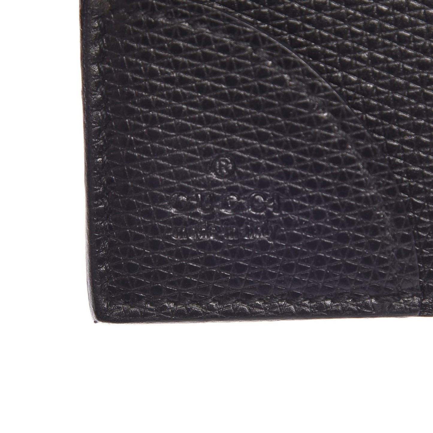 Textured Calfskin Card Case Black