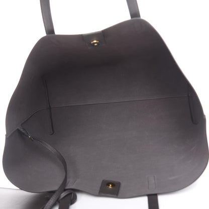 Saint Laurent Calfskin Large Shopping Tote Coal 6 of 12