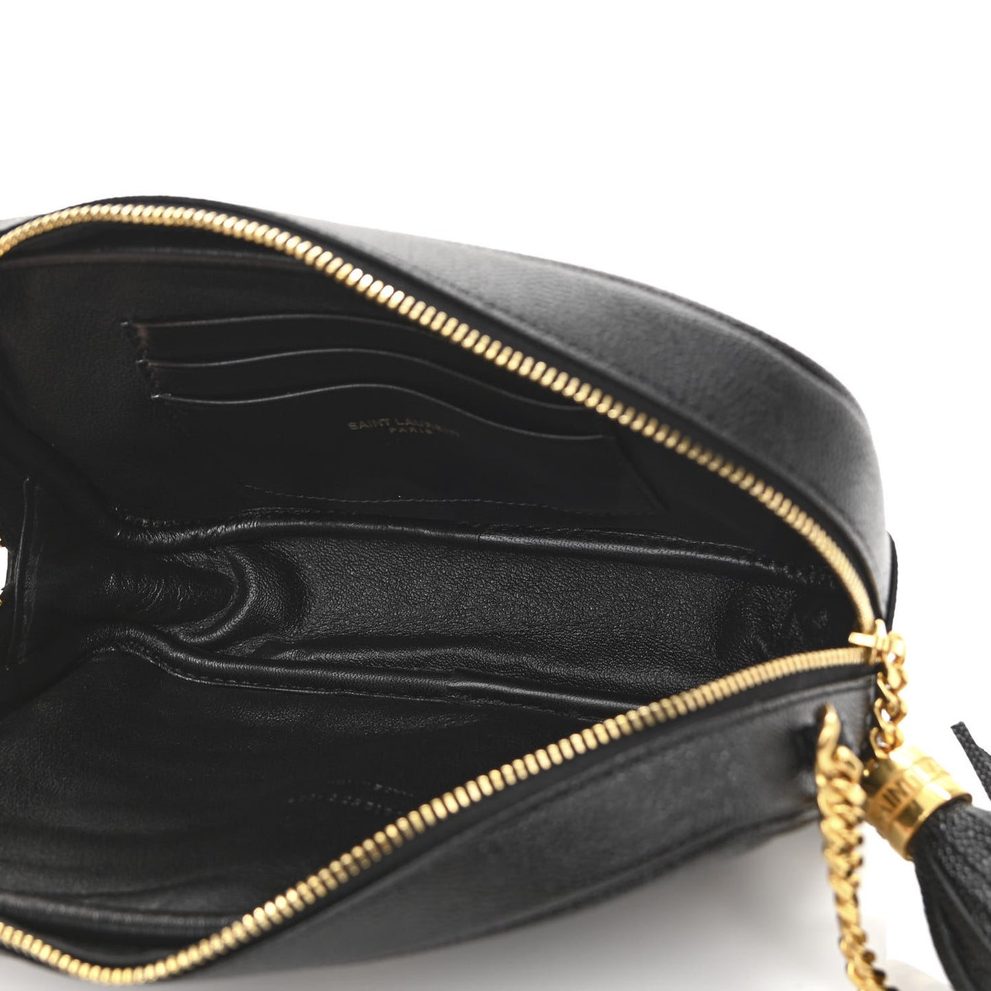 Grain De Poudre Matelasse Monogram Mini Lou Camera Bag Black