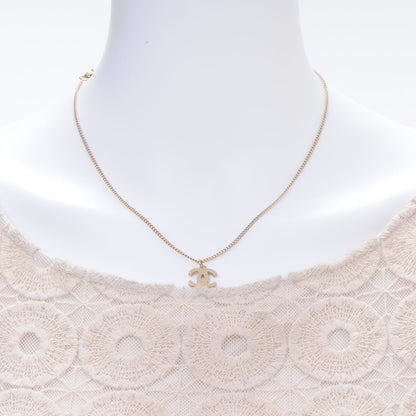 Chanel Classic CC Necklace Brushed Gold 2 of 5