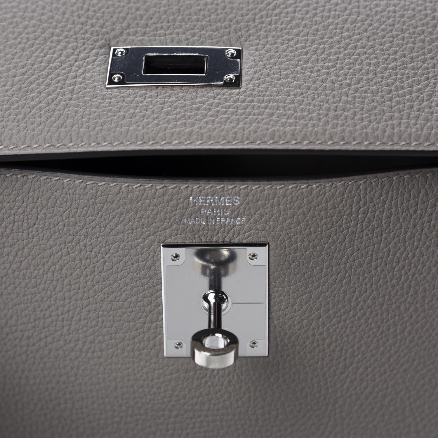 Hermes Togo Kelly Retourne 28 Gris Asphalte 8 of 10