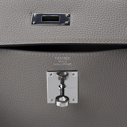 Hermes Togo Kelly Retourne 28 Gris Asphalte 8 of 10