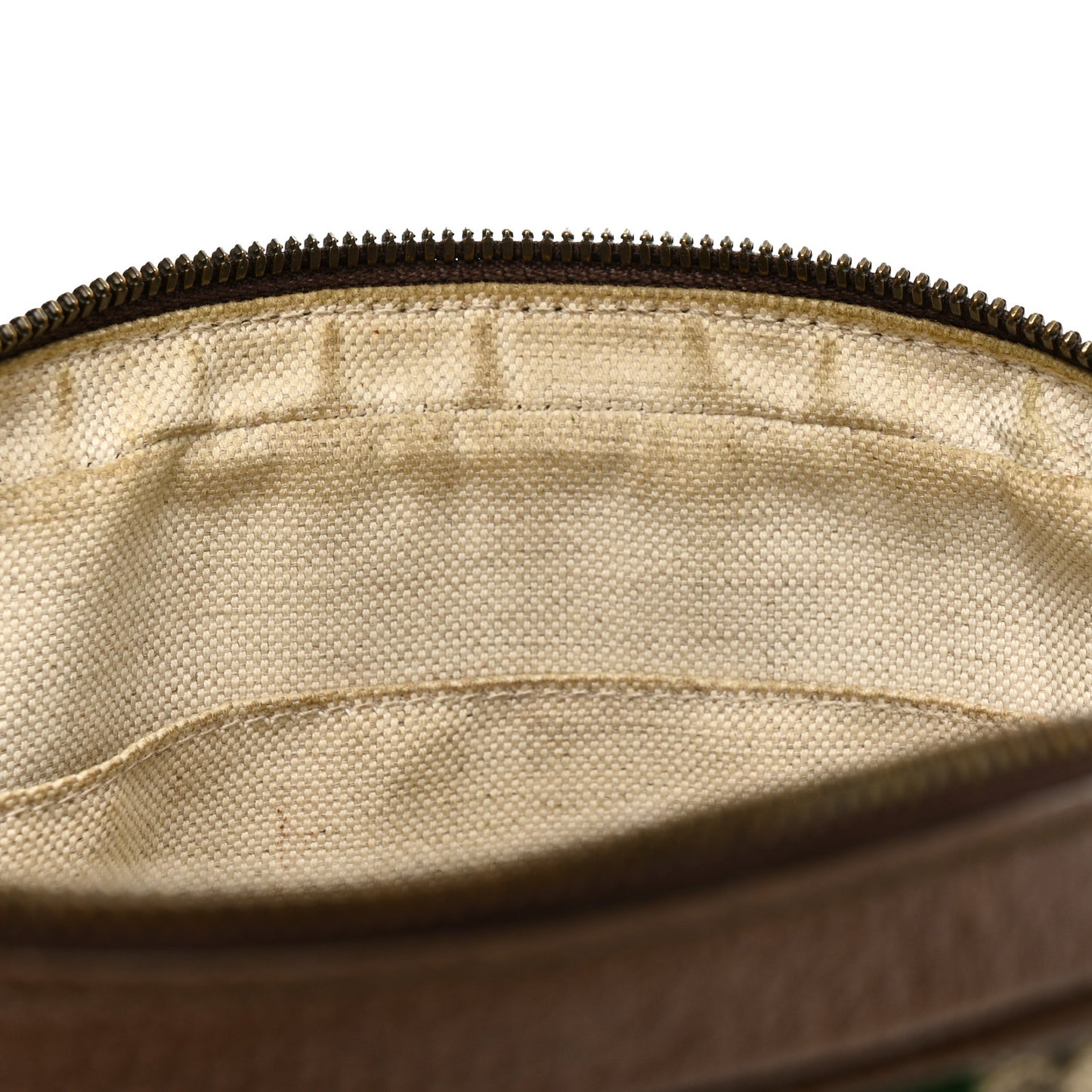 GG Supreme Monogram Web Small Ophidia Messenger Bag Brown