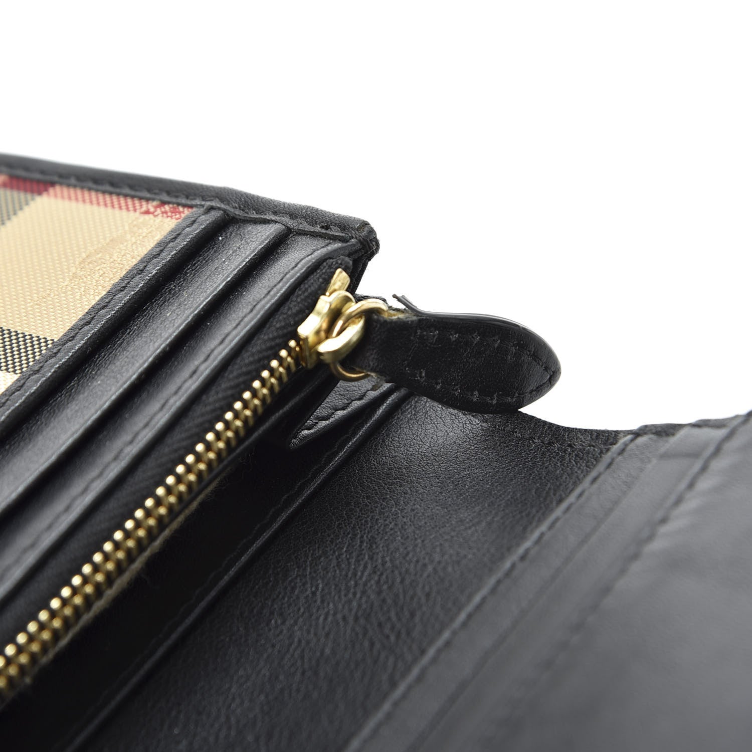 Burberry Haymarket Check Continental Wallet Brown 11 of 11