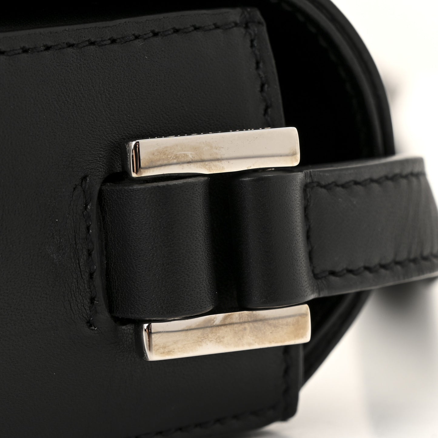 Smooth Calfskin Small Monogram Université Shoulder Bag Black