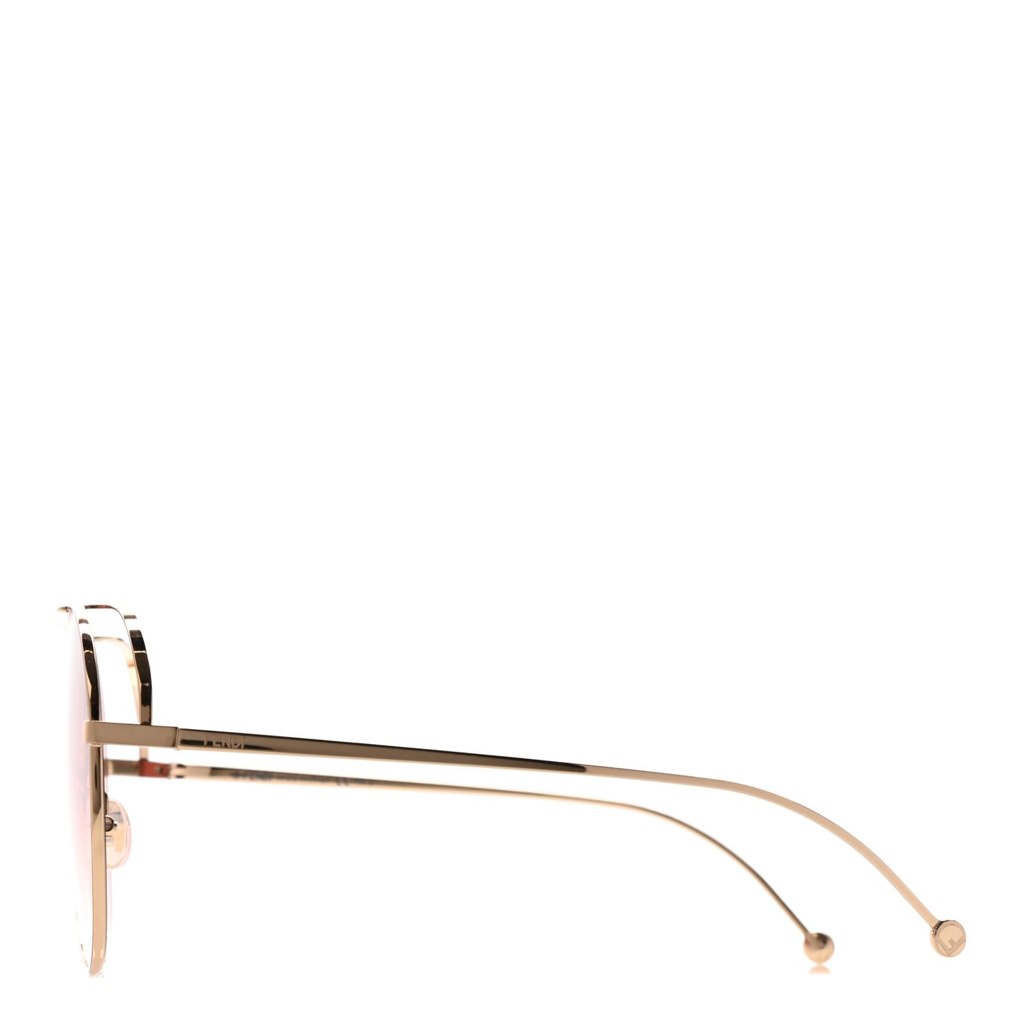 Metal Aviator Sunglasses FF0286/S Rose Gold