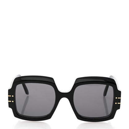 Christian Dior Acetate Diorsignature S1U Square Sunglasses Black 2 of 9