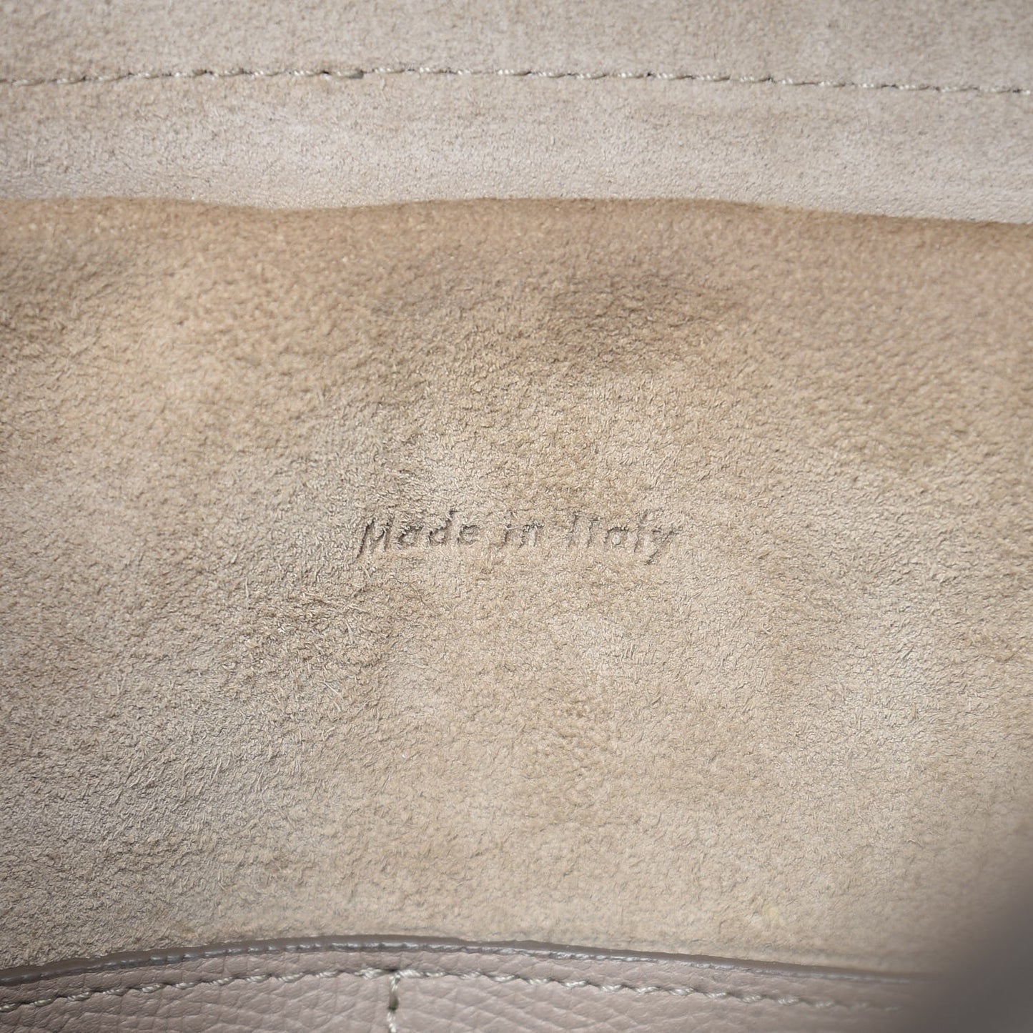 Grained Calfskin Mini Belt Bag Light Taupe