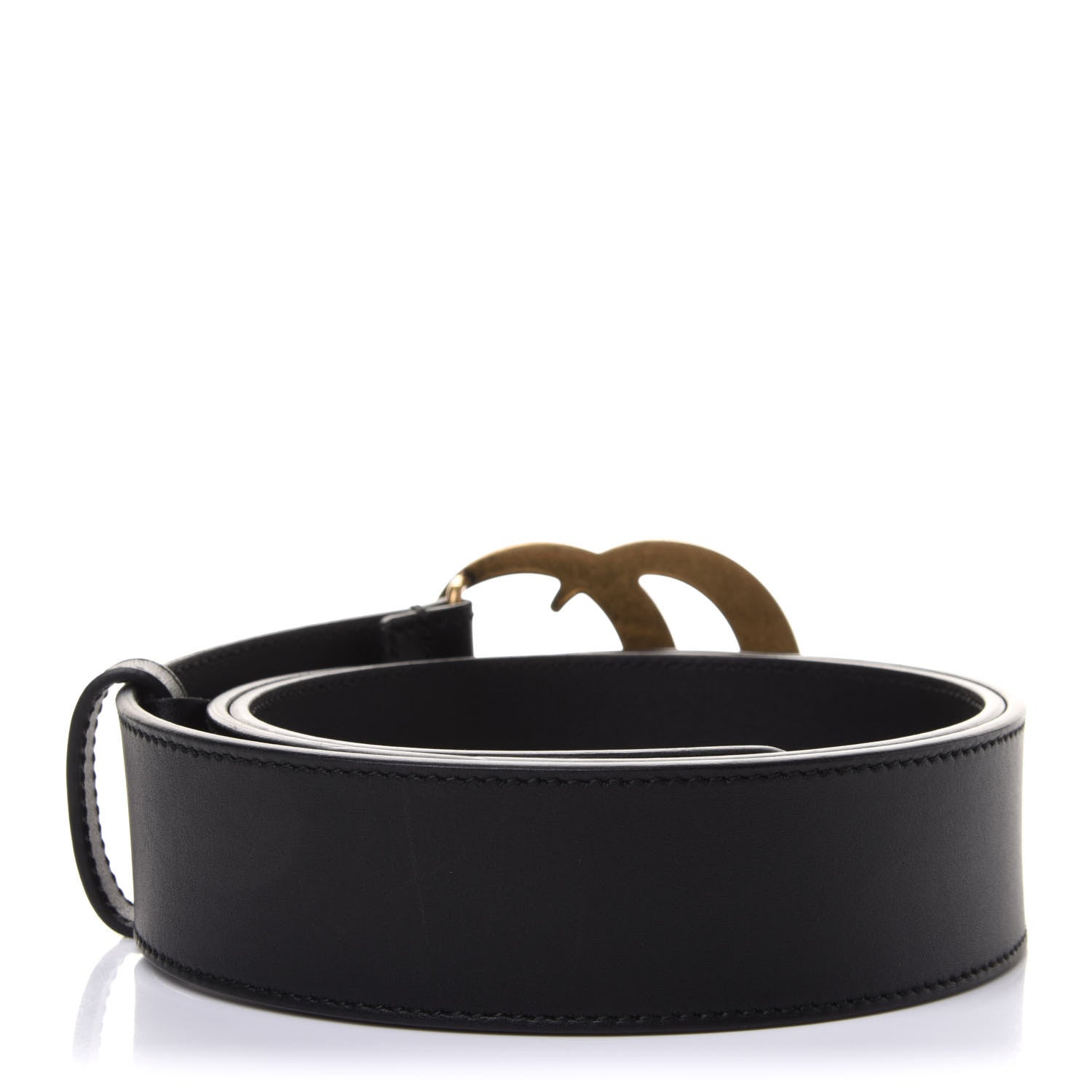 Gucci Calfskin Double G 40mm Belt 90 36 Black 2 of 5