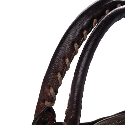 Balenciaga Agneau Lizard Embossed First Castagna 9 of 13