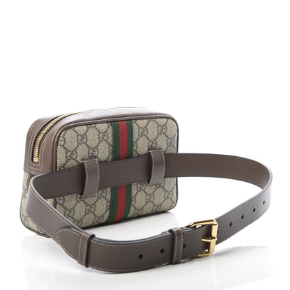 Gucci GG Supreme Monogram Web Small Ophidia Belt Bag 75 30 Dark Brown 3 of 10